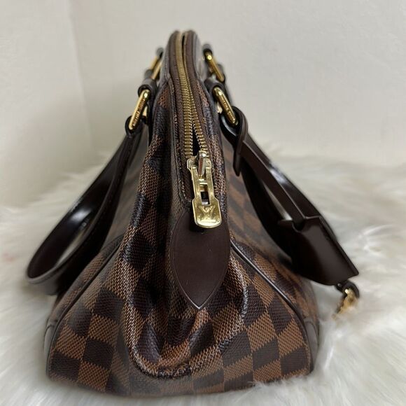 💯 Authentic Louis Vuitton Verona PM Shoulder Bag Canvas Damier Eben🍀 - Picture 7 of 17